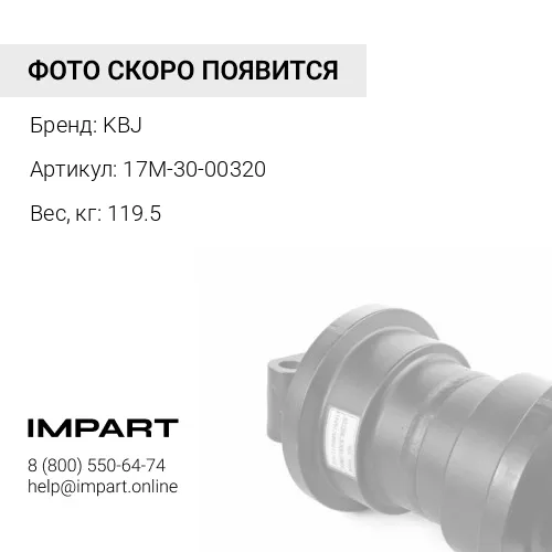 17M-30-00320-KBJ КАТОК ОПОРНЫЙ ОДНОБОРТНЫЙ KBJ