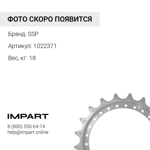 1022371 звездочка приводная SSP