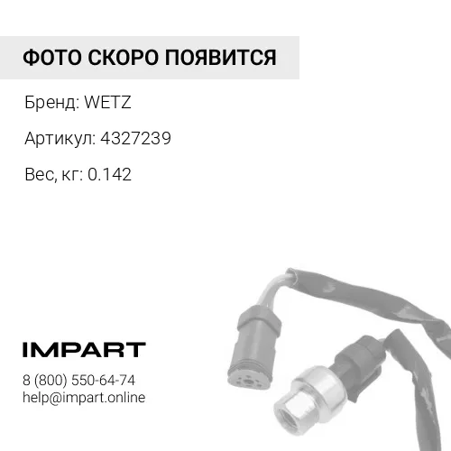 4327239 Датчик оборотов 4327239 WETZ WETZ