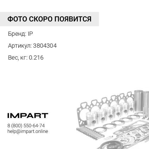 3804304 Комплект сальника крышки переднего блока шестерен IP