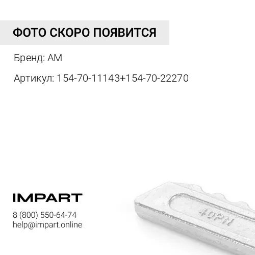 Болт+гайка 154-70-11143+154-70-22270 NN AM