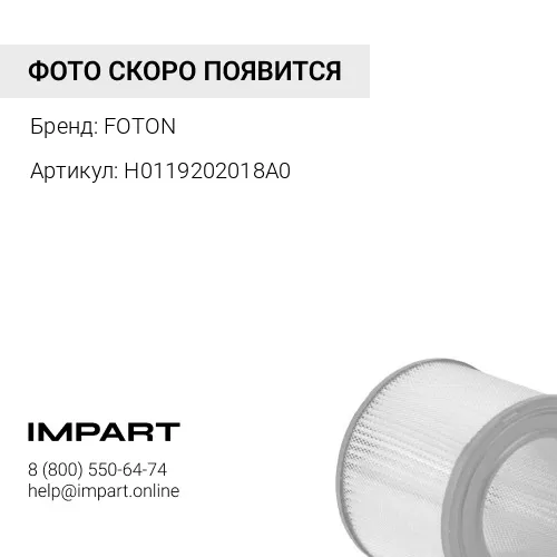 H0119202018A0 Воздушный фильтр в сборе FOTON FOTON
