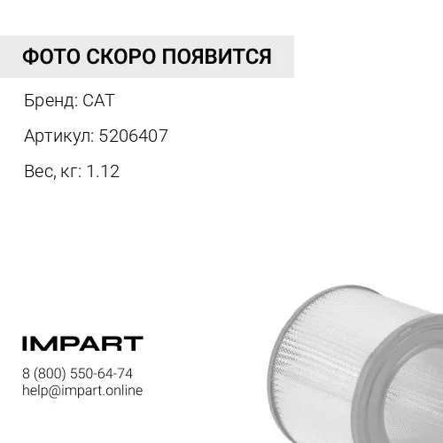 5206407 ЭЛЕМЕНТ ФИЛЬТРУЮЩИЙ CAT
