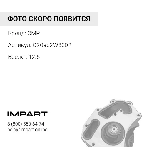 C20ab2W8002 Помпа водяная 3306/C6121 C20ab2W8002 CMP