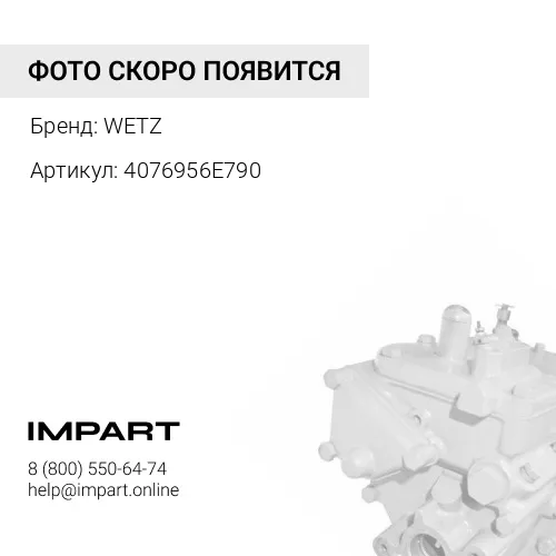4076956E790 Топливный насос WETZ 4076956E790 WETZ