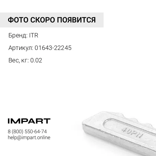01643-22245 Шайба ITR