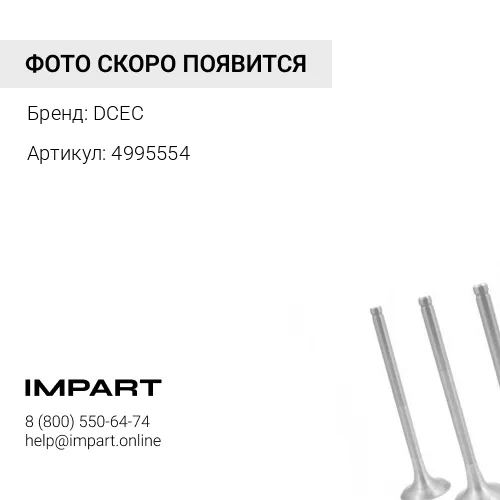 4995554 Клапан впускной 4995554 DCEC