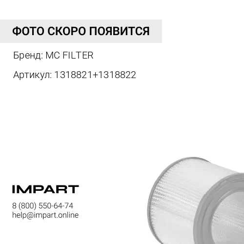 1318821+1318822 Фильтр воздушный MC FILTER