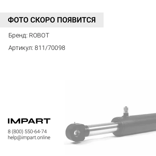 811/70098 Палец крепления стрелы нижний (аналог), 811/70098 Robot (Индия) ROBOT