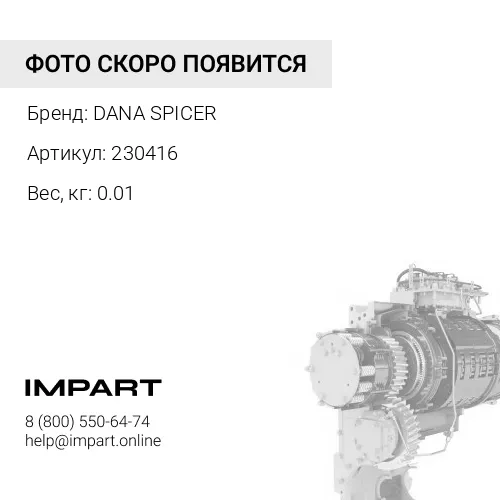 230416 Кольцо стопорное DANA