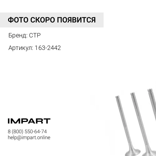 Клапан впускной 163-2442
