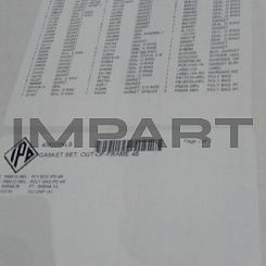 406101 Комплект прокладок полный для 3406 1DZ1-Up IPD