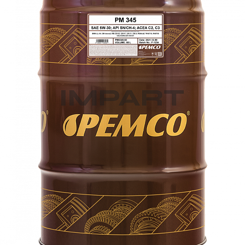 Масло моторное PEMCO 345 SAE 5W-30 (60литр)