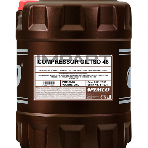 Масло компрессорное PEMCO Compressor Oil ISO 46 (20)