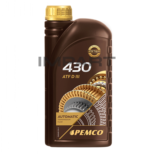Масло трансмиссионное PEMCO 430 ATF Dexron III (1 литр)